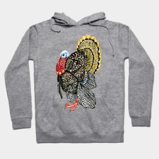 Turkey bird art Hoodie